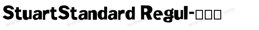 StuartStandard Regul字体转换